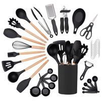 35 Pcs Kitchen Utensil Set Silicone Spatula Set Spatula Spoon Brush Whisk Cooking Tools Kit Non-Stick Spatula Set for Kitchen juoda