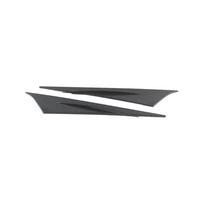 For Honda Civic 11th Gen 2025 2025 Front Headlight Eyebrow Eyelid Trim Cover Stickers ABS Carbon Fiber anglies pluošto juodos spalvos