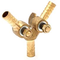 Fit For Hose I/D 8mm 10mm Barb Y 3 Way Brass Shut Off Ball Valve For Fuel Air Gas 8mm