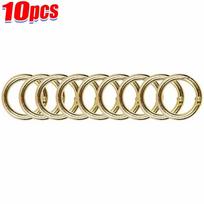 30/10pcs Metal O Ring Spring Clasps for DIY Jewelry Openable Round Carabiner Keychain Bag Clips Hook Dog Chain Buckles Connector 20mm