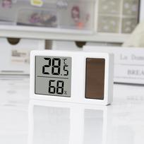 Solar Digital Thermometer Hygrometer Set, 4pcs Indoor Temperature And Humidity Meter Gauge For Home Monitoring China Mainland