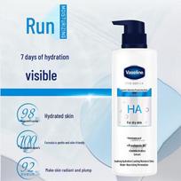 Vaseline Hyaluronic Acid Hydrating Body Wash 500ml spalva