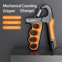 Ergonomic Design Adjustable Hand Grip Spring Hand Grip Hand Strengthener  Strength oranžinė