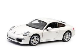 Porsche 911 Carrera S Biały Auto Metalowe Model Skala 1:24 Prezent