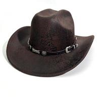 Ethnic Style Western Cowboy Hat Serpentine Knight Hat Cool Cowgirl Jazz Hat  Cosplay Style4