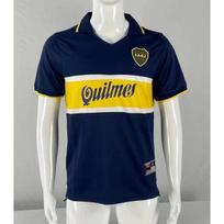 Vintažiniai 81 m. Boca jaunimo marškinėliai Nr. 10 Riquelme 9 Palermo 97 Maradona Ilgomis trumpomis rankovėmis Futbolo marškinėliai S