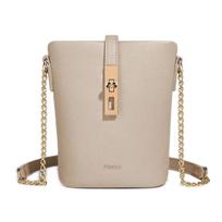 FOXER Brand Chic Mini Cellphone Bag Women's Shoulder Bag PU Leather Fashion Girl's Travel Small Crossbody Bag Purse