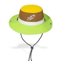 Big Brimmed Western Cowboy Hats Color Matching Panama Hat Casual Fisherman Hat  Women Girls geltona