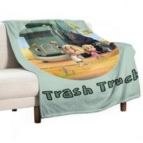 Trash Truck Netflix animation movie Throw Blanket Decorative Sofa sofa bed Blankets 75x90cm