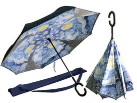 Parasol Odwrotnie Otwierany Van Gogh Gwiaździsta Noc Carmani Automat
