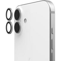 „Evelatus“ „Apple iPhone 16 / 16 Plus“ kameros objektyvo apsauga, šarvuotas, baltas
