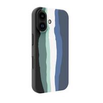 „Evelatus Apple iPhone 16“ daugiaspalvis silikoninis dėklas su „MagSafe Aura“ mėlynos spalvos