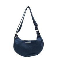 Women Denim Bag Large Capacity Strap Adjustable Crossbody Sling bag Vintage Messenger Bags Casual Shopper bags 2025 Shoulder BAG 32X10X19CM vidurnakčio mėlyna spalva