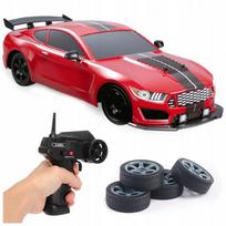 Samochód Zdalnie Sterowany Do Driftu Rc Auto Na Pilot 4X4 Duży Drift Led