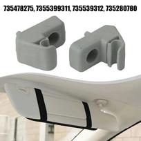 Car Sun Visor Clip Holder Car Accessories Holder Mount Gray Sun Visor Clip ABS Plastic Non-deformable Quick Installation China Mainland