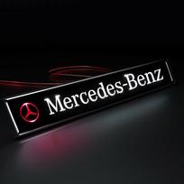 Car Decorative Light LED Front Hood Grille Emblem Badge Decor For Mercedes Benz AMG A B C E S CLA GLA GLB GLC GLS W205 W204 W177