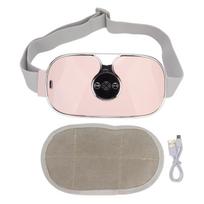 Menstrual Heating Pad Intelligent   3 Temp Modes Vibration Massage Cordless Heating Pad for Women Belly Period