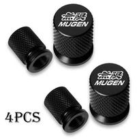 For Honda Mugen Power Civic 5D Accord 8 CRV Hrv Fit Jazz Car Wheel Tire Valve Caps Tyre Stem Covers Airdust Waterproof