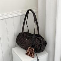 Vintage Trendy Messenger Bag Nyl Leopard Print Women Shoulder Bag Korean Style Minimalist Handbag Guangzhou High Quality Bag