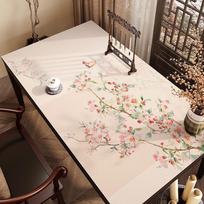 1pcs New Chinese calligraphy desk mat PVC waterproof, oil resistant, wash free learning desk mat, home tablecloth Small