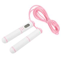 Skipping Rope Electronic Counting Jumping Rope Sports Exercise Fitness Equipment(White Black )