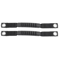 Portable 2Pcs Grab Handles Black Rear Seat Safety Grab Padded Roll Bars For Jeep Wrangler JK TJ juoda
