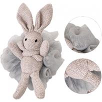 Szczotka Gąbka Do Mycia Ciała Bunny Na Mokro Xl 15Cm Falbanki Gb10Sz