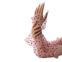UV Protection Mesh Lace Arm Sleeves Sun Protection Sunscreen Driving Fishing Cycling Sleeves Breathable Arm Warmers