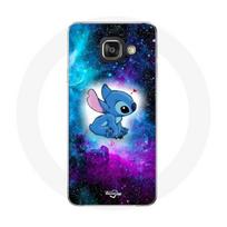 Maniacase dėklas Samsung Galaxy A3 2016 Stitch ohana spalvinga erdvė juoda