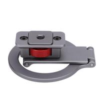 Magnetic Suction Phone Holder Rotatable Folding Smartphone Ring Stand with 14 Inch Thread and 38MM