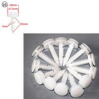 New 100 Pcs Mixed Plastic Car Fender Clip Door Rivet Push Fastener Universal