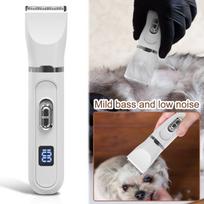 Pet Shaver Dog 4 In 1 Electric Hair Pet Clipper Cat Digital Display Nail Grinding Device Hair One Size