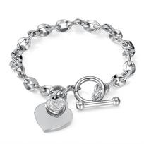 OPK Stainless Steel OT Buckle Titanium Bracelet for Women - European & American Fashion