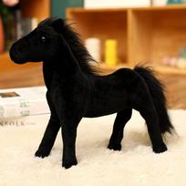 Creative Cute Imitation Horse Plush Toy Doll Pony Doll  Gift Animals  High-quality Material Birthday Christmas Gifts Home Decor about 20cm