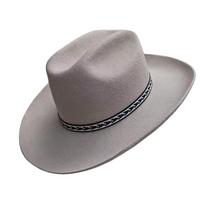 Classical Fedoras Cowboy Hat for Travel Wide Brimmed Hat Western Cowboy Hat for Boy Man Adults Cowboy Hat smėlis