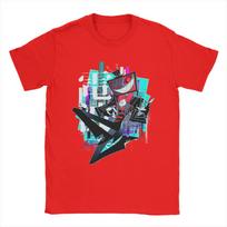 Vox Hazbins Hotels Anime T-Shirt Men  Vintage Cotton Tees Round Collar Short Sleeve T Shirts 4XL 5XL Clothes S