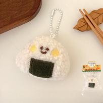 Adorable Soft Food Shaped Keyring Sushi Hanging Decor Backpack Charm Novelty Gift