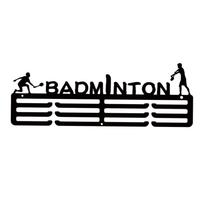 Apdovanojimai Vitrinų lentyna Sportiniai medaliai Pakabos badmintono sporto apdovanojimai Bėgiko fechtavimo medaliai Vitrinos pakabos medaliai pakabinami rėmo stovas