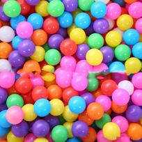 Kūdikio vandenyno kamuoliukas 7cm Storas Spalvotas Bangų kamuoliukas Baseino kamuoliukas Kūdikio žaislas patalpose Šokinėjančiam nameliui Žaidimų nameliui 50pcs įvairiaspalvis