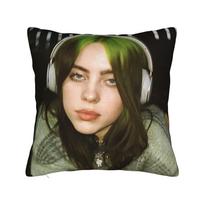Decorative Pillowcases B-Billie-Girl E-eilish American Singer  Merch Bed  Pillow Case Cover Drop Shipping Multi Size 12x12Inch