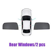 Car Magnetic Sunshades For Volkswagen VW Tiguan Allspace L LWB 5-Seats MK2 2018- Sun Visors Shield Shade Privacy Protection 2PCS Rear Windows