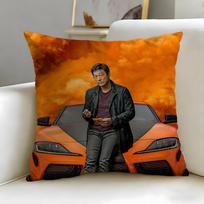 movie series The Fast The Furious Cushion Cover Soft & Easy-Wash Pillow Case – Versatile for Couch, Bed, Travel and Office 30cmx30cm