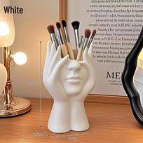 Creative Human Body Art Storage Tube: Desktop Makeup Brush & Pen Holder