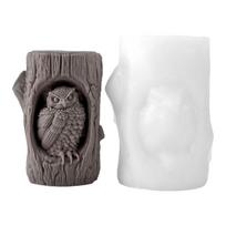 Food Grade Silicone Owl ReliefCandle Making Mold Soap Making Mould For Crafts And Handmade Waxes Projects 1