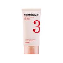 numbuzin No.3 Porceliano pagrindo tonizuojantis apsauginis kremas nuo saulės SPF50+ PA++++ 50ml Rinkinys (Neryškumas / Švytėjimas) + Valomojo aliejaus dovana blur