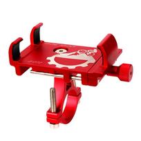 Adjustable Bike Phone Mount Red Motorcycle Phone Holder Bike Handlebar Phone Holder  Scooter raudona