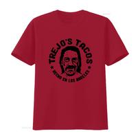 Trejos Tacos Danny Trejo Populiari užeiga Taco Mėgėjų Marškinėliai Pagaminta Los Andžele vintažinis Išskalbtas grafinis vyriškas streetwear S