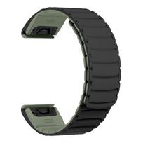 22mm 26mm Watch Band For Garmin Tactix 8 51mm 47mm/Quatix 8 Pro/Instinct 3 2X/D2 Mach 2 1/Fenix Magnetic Silicone Strap Bracelet QuickFit 26mm juoda