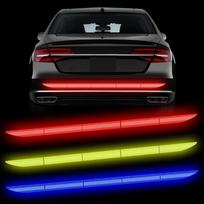 Automobilio galinės juostelės atspindinčios lipdukai Bagažinės buferio galinės dėžės įspėjamieji lipdukai Antivandaliniai įspėjamieji lipdukai Auto stiliaus aksesuarai raudona