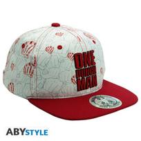 Snapback kepurė - One Punch Man - Smėlinė ir raudona - Unisex - Pavasaris / Vasara - Kasdienis